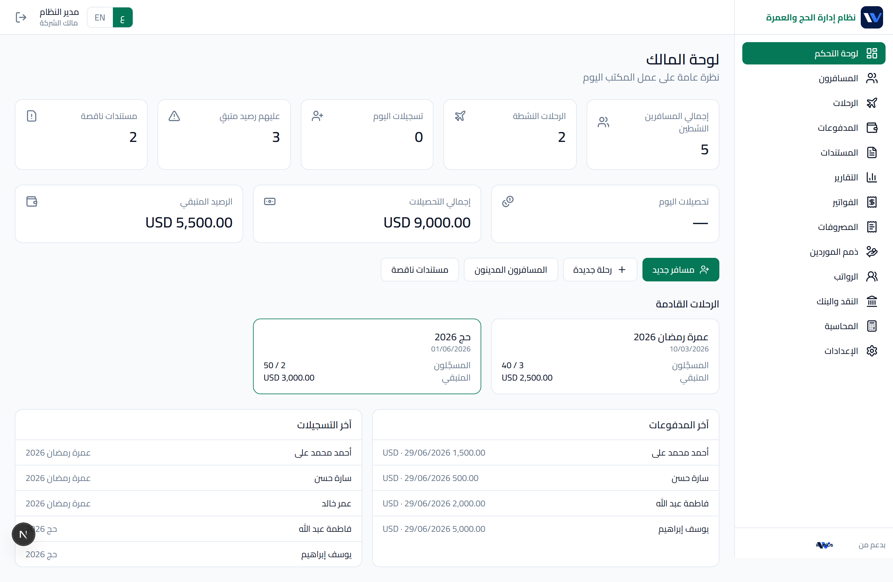 واجهة منتج WeuniOs Pilgrim